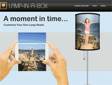 Tablet Screenshot of lampinabox.com